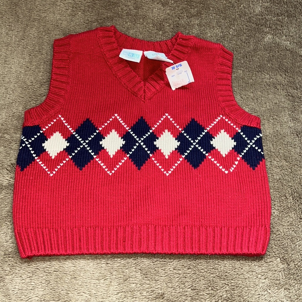 Kids R Us Infant Sweater Vest Size 6/9M NWT
